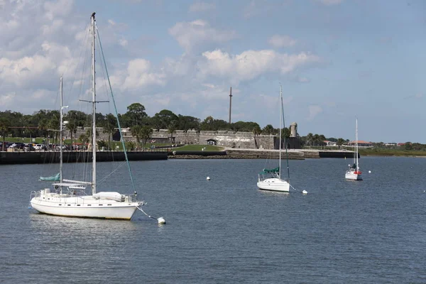 Εθνικό Μνημείο Castillo San Marcos Στο Augustine Φλόριντα — Φωτογραφία Αρχείου