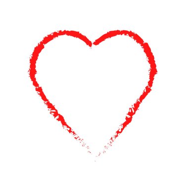 Aşk vektör yaratıcı kalp sembolü