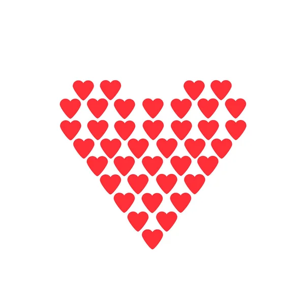 Vector Creative Heart Symbol Love — Stock Vector