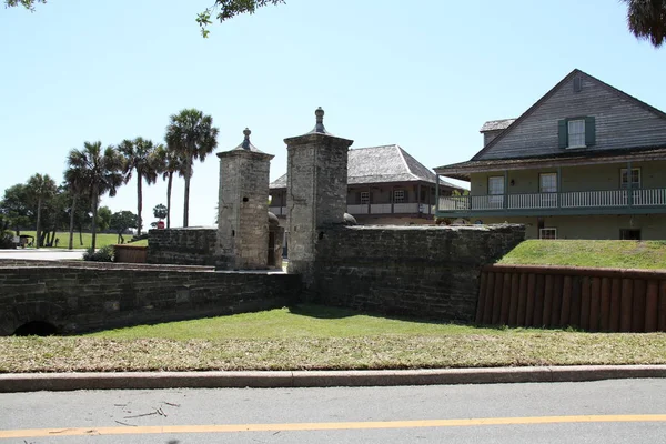 Puertas Antiguas Ciudad San Agustín Florida — Foto de Stock