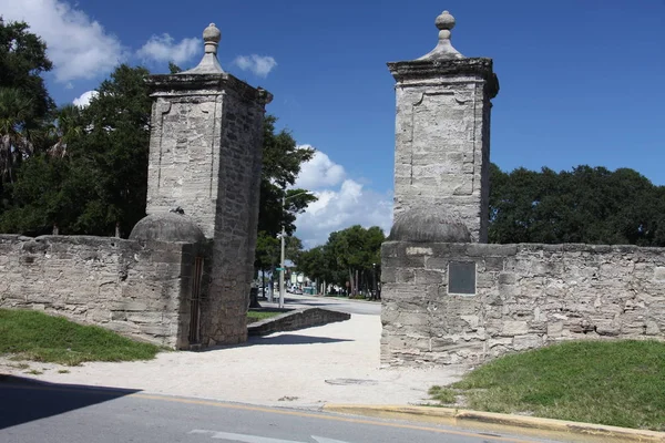 Puertas Antiguas Ciudad San Agustín Florida — Foto de Stock