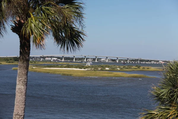 Franciszka Marii Usina Bridge Augustin Florida Usa — Zdjęcie stockowe