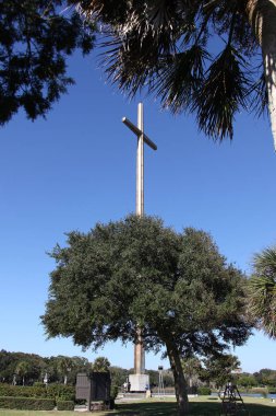 Amerika'nın en eski şehri kurucu St. Augustine markalarıdır büyük çapraz