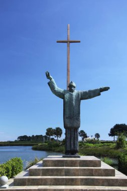 Amerika'nın en eski şehri kurucu St. Augustine markalarıdır büyük çapraz