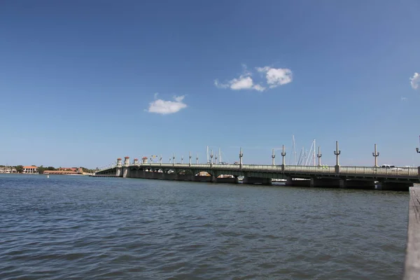 Puente Leones San Agustín Florida — Foto de Stock