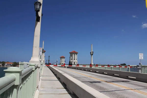 Puente Leones San Agustín Florida — Foto de Stock