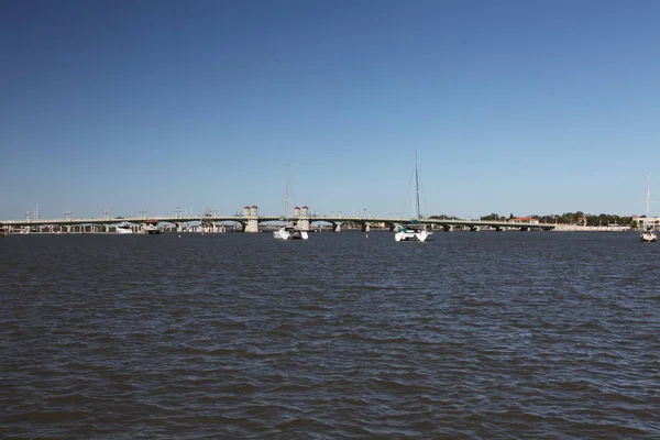 Puente Leones San Agustín Florida — Foto de Stock