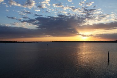 Doktorlar Gölü Florida on Sunset