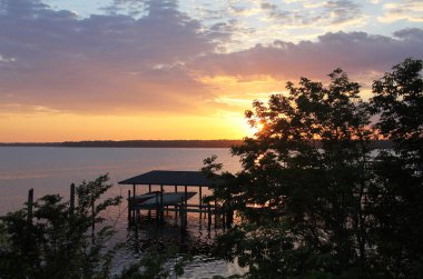 Doktorlar Gölü Florida on Sunset