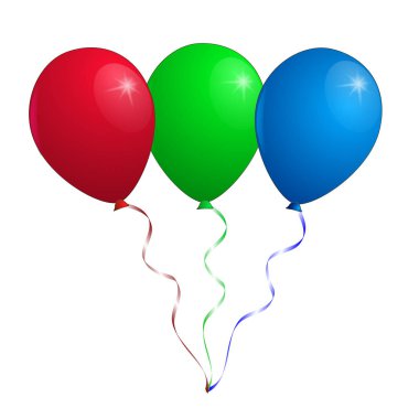 kutlama için renkli balon