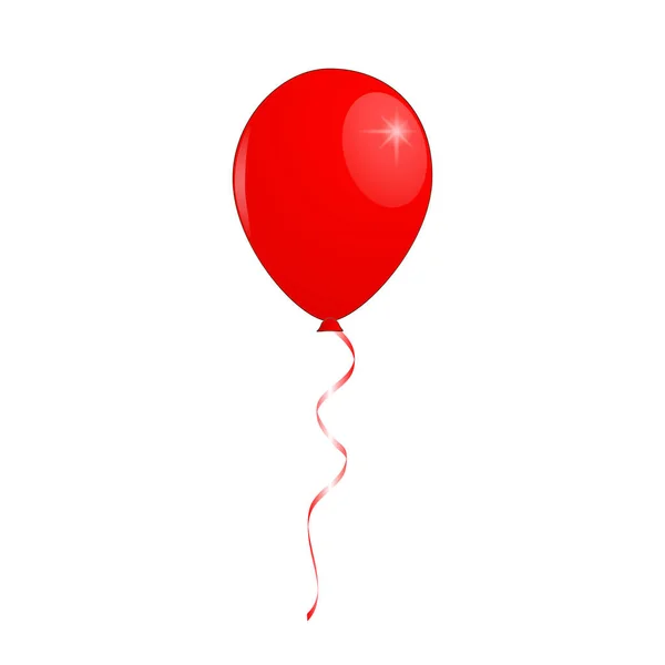 Red balloon — Stock Vector © Deaurinko #19556873
