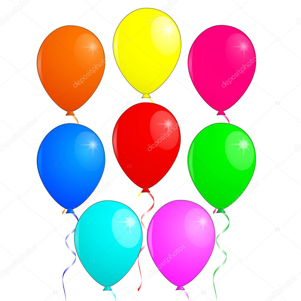 colorful balloon for celebration