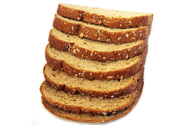 Pão Pão Fatiado — Fotografia de Stock