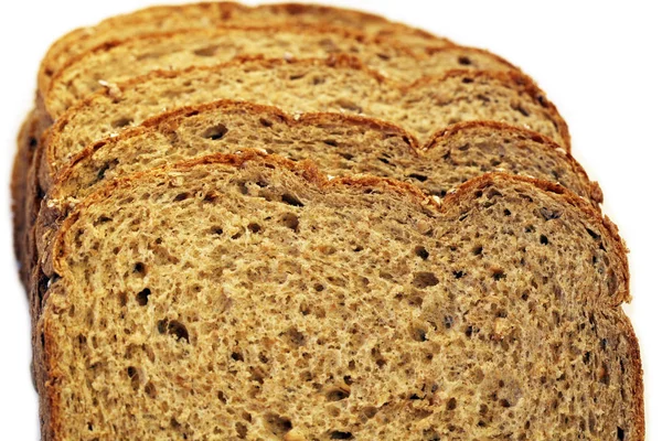 Una Pagnotta Pane Affettato — Foto Stock