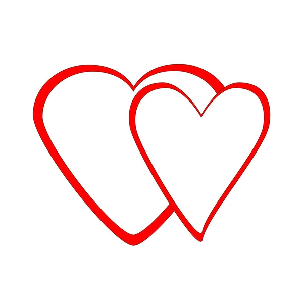 Vector Creative Heart Symbol Love — Stock Vector
