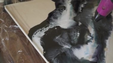 epoksi reçine sanat resmi