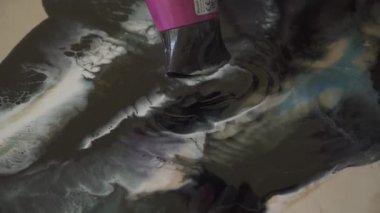 epoksi reçine sanat resmi