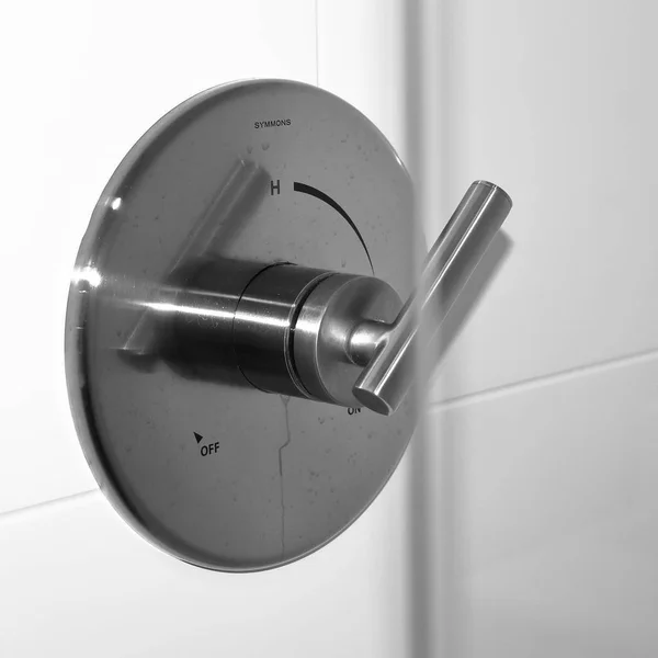 Shower Faucet Handle — Stock Photo, Image