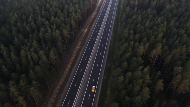 Logistikföretaget levererar varorna. Frakt. — Stockvideo