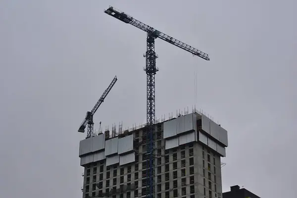 Construction High Rise Building — Stock Photo, Image