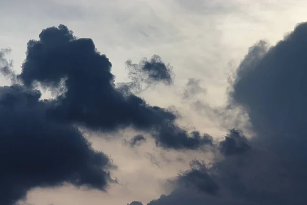 Fragment Cloudy Sky Rain — Stock Photo, Image
