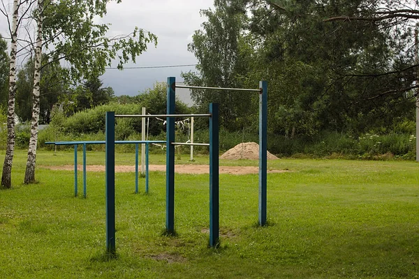 Sportveld Een Dacha Dorp — Stockfoto