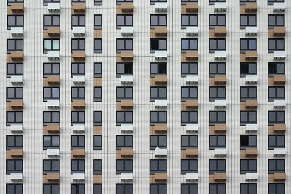 Fragment Wall New Multi Storey Building — Stock Photo, Image
