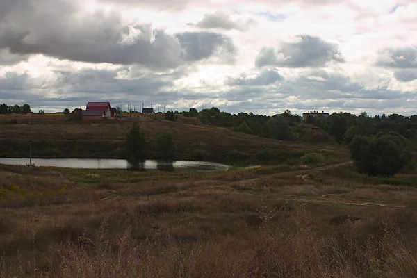 Landelijke Omgeving Het Vroege Najaar — Stockfoto