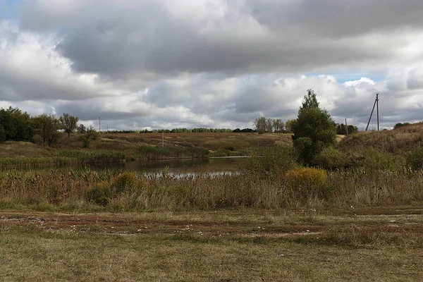 Landelijke Omgeving Het Vroege Najaar — Stockfoto