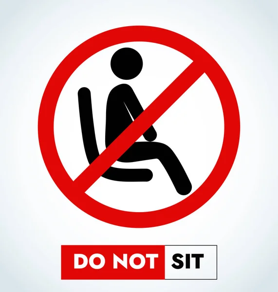 124 Do Not Sit Down Vector Images Do Not Sit Down Illustrations Depositphotos