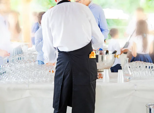 Professioneller männlicher Barkeeper — Stockfoto