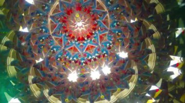 Gerçek kaleydoskop arka plan, hiçbir dijital etkisi