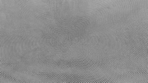 抽象的な黒と白の背景 グラフィックアート レトロ スピード 混乱の概念 — ストック動画