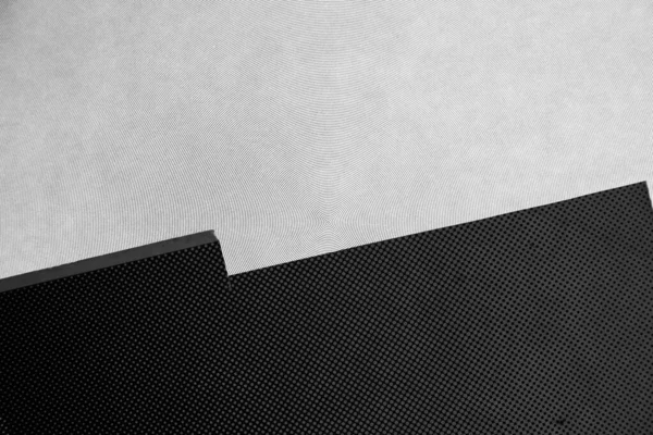 Fond Abstrait Noir Blanc Cercles Points Concentriques — Photo