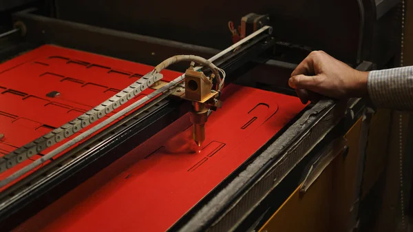 Industrial laser engraving on a paperboard