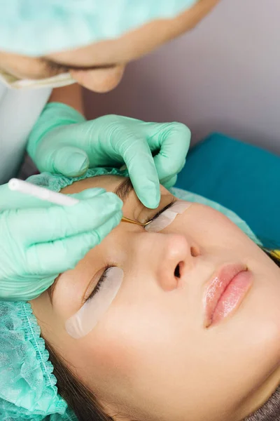 Eyelash lamination treatment procedures