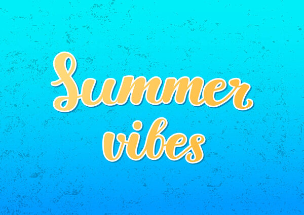 Летние вибрации - рукописное письмо
.