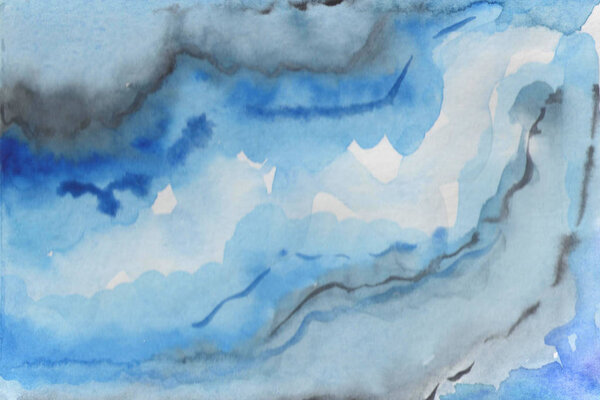 Watercolor background illustration. Watercolor gradient as marbl
