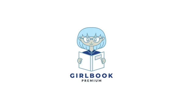 Gyönyörű Vagy Lány Vagy Lánya Vagy Vagy Anya Olvasni Könyv — Stock Vector