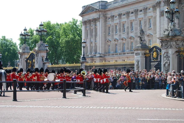Cambio Guardia Palacio Buckingham Mayo Londres Reino Unido — Foto de Stock