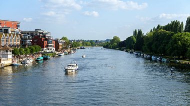 Kingston upon Thames, yelkenli tekneler, Londra, İngiltere, 21 Mayıs 2018.