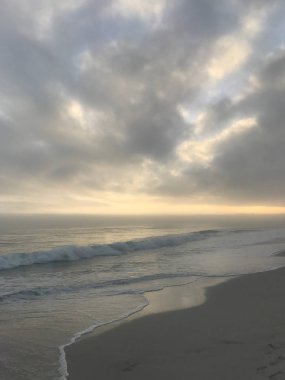 meksika körfezi üzerinde akşam gün batımı
