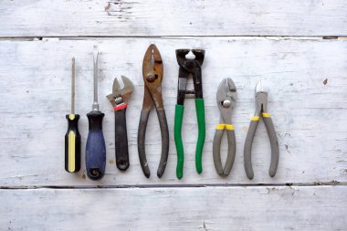 çeşitli el aletleri