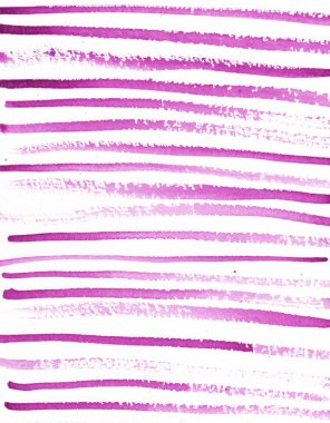 Pembe yatay çizgilerle elle çizilmiş suluboya arka plan