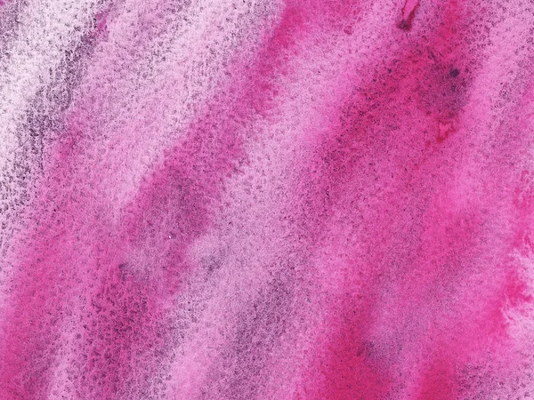 Abstrato texturizado Aquarela rosa Fundo com manchas. Lavagem de aquarela com efeito de granulação preta — Fotografia de Stock