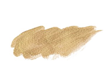 El çizilmiş Altın Doku Boya Boya İllüstrasyon. Akrilik fırça darbesi.