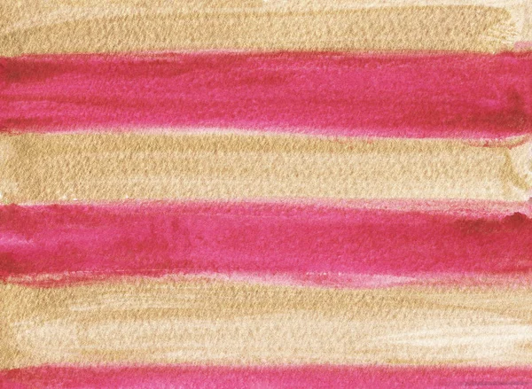 Hand drawn Watercolor gold pink trendy stripped Background.
