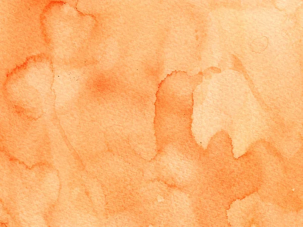 Abstrato pintado à mão Aquarela Amarelo molhado e laranja Fundo com manchas . — Fotografia de Stock