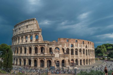Roma forumunun kalıntıları Roma, İtalya 'da.