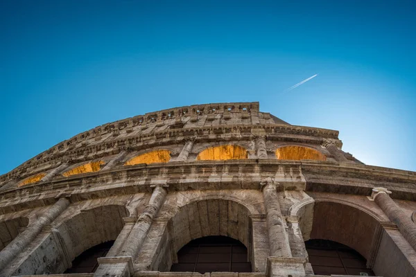 Toeristische Bus Colosseum Rome Italië — Stockfoto